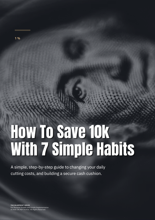 How to Save 10k With 7 Simple Habits