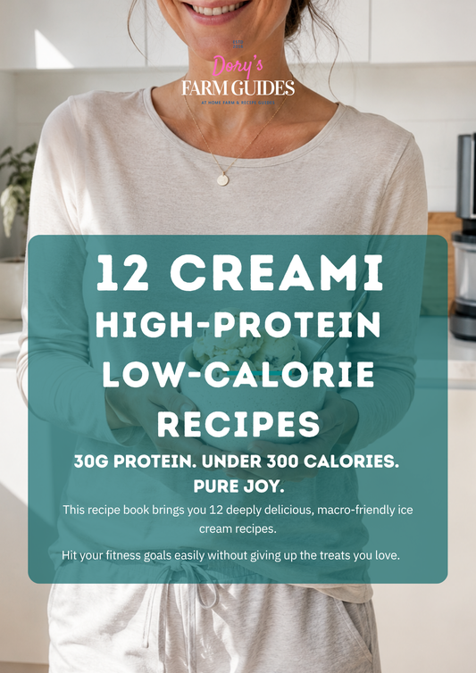 12 CREAMI HIGH-PROTEIN Low-calorie  Recipes DIGITAL E-BOOK